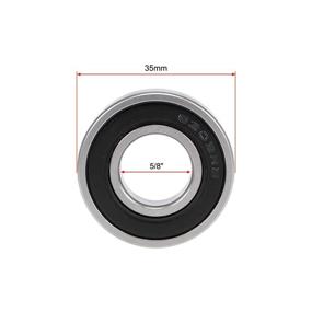 img 1 attached to Uxcell 6202 10 2RS 6202 2RS 8 дюймов x 35 мм x 11 мм Подшипники