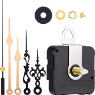 ⏰ quartz clock movement diy wall clock mechanism, 2 pairs, clock repair parts replacement (31mm shaft length, color set 3) логотип