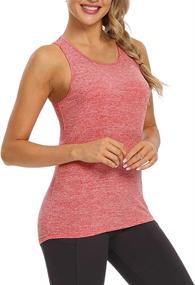 img 2 attached to Mippo Athletic Sleeveless Exercise Racerback Outdoor Recreation