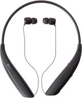 🎧 lg tone ultra α bluetooth wireless neckband earbuds (hbs-830) - black logo