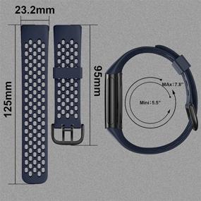img 1 attached to Seltureone Compatible For Fitbit Charge 5 Band Wellness & Relaxation