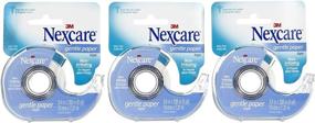 img 1 attached to Nexcare Gentle Paper Tape Yards Sports & Fitness for Team Sports