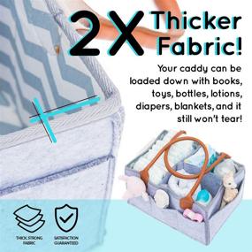 img 3 attached to Versatile Baby Diaper Caddy Organizer: Perfect for Travel and Nursery Storage - A Must-Have Baby Registry Gift