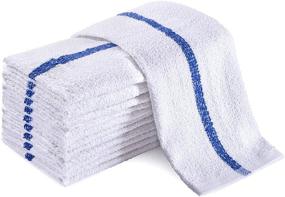 img 4 attached to 🧺 36-Pack Groko Textiles Universal Cleaning Towels, 100% Cotton, Commercial Grade Terry Weave Cloth Bar Mops, 16” X 19”, Ideal for Everyday Restaurant or Home Use