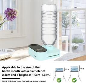 img 3 attached to Compact Green Portable Travel Humidifier with Auto Shut-Off - Ideal for Car, Home, Office, Hotel!