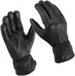 unlined resistant leather glove motorcycle logo