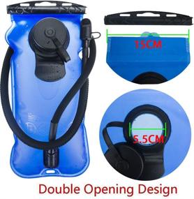img 2 attached to WACOOL 3L 3 Liter 100oz BPA-Free EVA Hydration Pack Bladder with Leak-Proof Water Reservoir