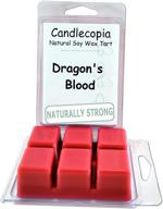 🐉 candlecopia dragon's blood: intensely scented hand poured vegan wax melts - 12 wax cubes, 6.4 ounces in 2 x 6-packs logo