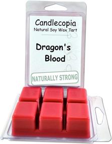 img 1 attached to 🐉 Candlecopia Dragon's Blood: Intensely Scented Hand Poured Vegan Wax Melts - 12 Wax Cubes, 6.4 Ounces in 2 x 6-Packs