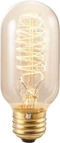 img 1 attached to Bulbrite NOS40T14 Nostalgic Edison T14 Tubular Bulbs - Vintage Spiral Filament (10 Pack)