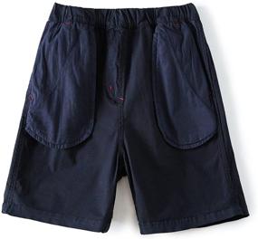 img 1 attached to 🩳 Adjustable Colors Boys' Shorts - KID1234 Boys' Clothing