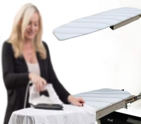 img 4 attached to 👕 Retractable Pull Out Ironing Board - MYOYAY, 180 Degree Rotation Foldable Design with Heat Resistant Cover, Drawer Mounted for Space Saving