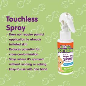 img 2 attached to Boogie Bottoms Diaper Rash Cream Spray: Gentle, Travel-Friendly Solution for Sensitive Skin – No-Rub Touch-Free Application, 200+ Sprays, 1.7 oz