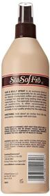 img 3 attached to 🧴 Sta-Sof-Fro Hair & Scalp Spray Comb Out Conditioner with Lanolin, Extra Dry, 16 Fl oz by SoftSheen-Carson