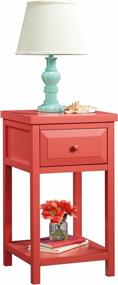 img 4 attached to 🌵 Sauder Cottage Road Side Table: Enhance your Space with Desert Coral Finish