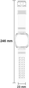 img 3 attached to Seltureone Compatible Protective Replacement Smartwatch