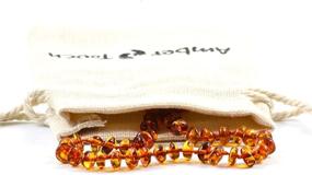 img 2 attached to Baltic Amber Necklace (Unisex) 13 inch - Authentic Baltic Region Amber Jewelry