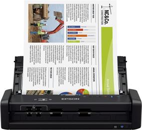 img 4 attached to 📸 Wireless Color Portable Document Scanner Epson WorkForce ES-300W ADF for PC and Mac: Sheet-fed and Duplex Scanning