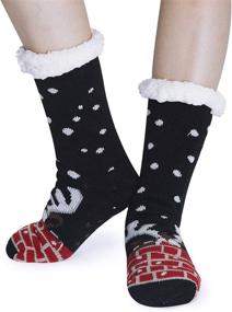 img 4 attached to 🎄 BFUSTYLE Reindeer Christmas Stockings Boys' Clothing for Holidays - Socks & Hosiery