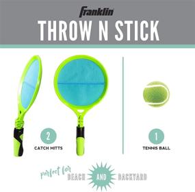 img 3 attached to 🏅 Enhanced Franklin Sports Throw 'N Stick: Innovative Spring Grip for Powerful Throws!