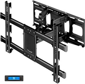 img 4 attached to Height Adjustable Full Motion TV Wall Mount - JUSTSTONE TV Mount for 37-82 Inch Flat Curved TVs, Dual Articulating Arms Swivels Tilts Rotation - Holds up to 121lbs, Max VESA 600X400mm