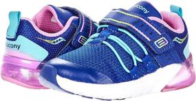 img 1 attached to Saucony Flash Running Unisex Little_Kid Girls' Shoes and Athletic