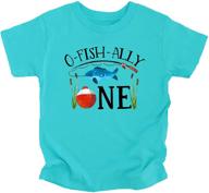 🐟 fish ally birthday shirt: fantastic fishing outfit for boys' clothing logo