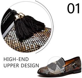 img 3 attached to Stylish Vintage Embroidery Smoking Slipper by JITAI: A Perfect Blend of Elegance and Comfort