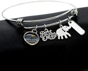img 1 attached to Uloveido Stainless Elephant Extendable Bracelet