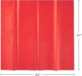img 2 attached to 🎁 Hallmark Gift Wrapping Tissue Paper - 100 Sheets in Red and Green for Gift Bags, Christmas Presents, Holiday Crafts, and More