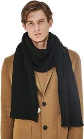 img 1 attached to 🧣 Warm and Cozy: CACUSS Thick Winter Knitted Neckwear for Ensuring Maximum Comfort in Cold Seasons