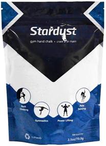 img 2 attached to 🧗 Stardust Hand Chalk 2.5oz Fine Powder: Premium Magnesium Carbonate Chalk for Rock Climbing, Gymnastics, Power Lifting, Crossfit, and Pole Dancing