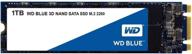 💾 wd blue 3d nand m.2 2280 sata iii 6 гб/с внутренний пк ssd - 1 тб, до 560 мб/с - wds100t2b0b от western digital логотип