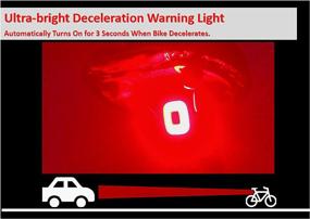 img 1 attached to 🚴 CubeLite II Smart Bike Taillight: Motion-Triggered Auto On/Off with Light Sensing for Day and Night; Deceleration Warning Light; Low Battery Warning & Auto/Manual Mode Indicator; USB Rechargeable; Stylish Metal Design.