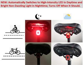 img 2 attached to 🚴 CubeLite II Smart Bike Taillight: Motion-Triggered Auto On/Off with Light Sensing for Day and Night; Deceleration Warning Light; Low Battery Warning & Auto/Manual Mode Indicator; USB Rechargeable; Stylish Metal Design.