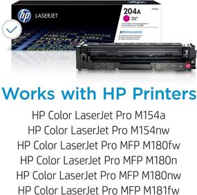 img 3 attached to 🔴 HP 204A CF513A Magenta Toner Cartridge: Superior Print Quality and Long-Lasting Performance