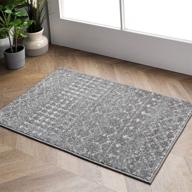 🏠 nuloom марокканский коврик blythe, темно-серый - 2' x 3' - коврик премиум-качества для домашнего декора логотип