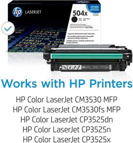 img 3 attached to 🖨️ HP 504X/CE250X High Yield Black Toner Cartridge: Top-Quality Printing Solution