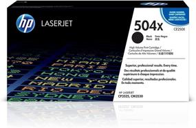 img 4 attached to 🖨️ HP 504X/CE250X High Yield Black Toner Cartridge: Top-Quality Printing Solution