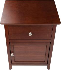 img 1 attached to 🪑 Winsome Wood Eugene Accent Table - Walnut Finish