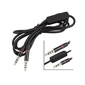 img 1 attached to Inovat Replacement 4Ft 3.5mm Headphone Stereo Audio Cable Cord with MIC for Dr. Dre Headphones Monster Solo Beats Studio - High-quality Replacement Cable for Enhanced Audio Experience