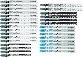 img 3 attached to 🔪 BOSCH T30C 30-Piece T-Shank Jig Saw Blade Set for Effective Wood and Metal Cutting