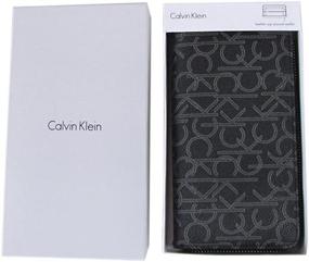 img 1 attached to 👝 Calvin Klein CK Logo Printed Zip Continental Wallet Long 79468