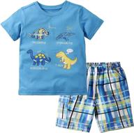 gorboig little cotton clothing monkey 4t boys' clothing ~ clothing sets logo