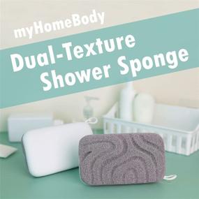 img 2 attached to Dual Texture Shower Exfoliating Scrubber Exfoliator