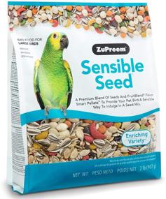 img 4 attached to 🐦 ZuPreem Sensible Seed Bird Food: Premium Blend for Large Birds - Amazons, Macaws, Cockatoos