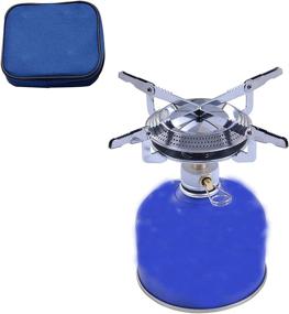 img 4 attached to 🔥 CHENBO Ultralight Outdoor Camping Stove | Foldable Gas Cookout Burner for Backpacking | Cooking Stove for Camping & Backpacking Stoves