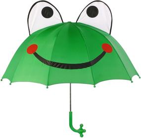 img 2 attached to Child-sized Lightweight Frog Umbrella by Kidorable