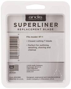 img 1 attached to 🔪 Andis Superliner 04120 Gray T-Blade Trimmer Replacement with Carbon Steel