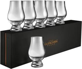 img 4 attached to 🥃 Premium Glencairn Whisky Glass Set - Set of 6 in Elegant Presentation Box